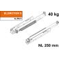 Preview: MOVENTO mit BLUMOTION S, Vollauszug für Holzschubkasten, 40 kg, NL=250mm, ohne Kupplungen, für Blumotion, 760H2500S